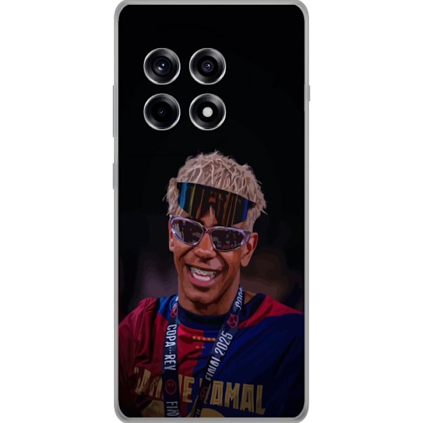 OnePlus 12R Gennemsigtig cover Lamine Yamal mobiltaske i elegant sportsdesign