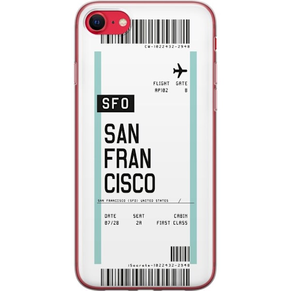 Apple iPhone 8 Genomskinligt Skal San Francisco