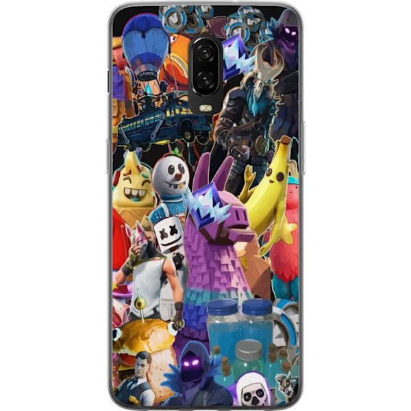 OnePlus 6T Gennemsigtig cover Fortnite