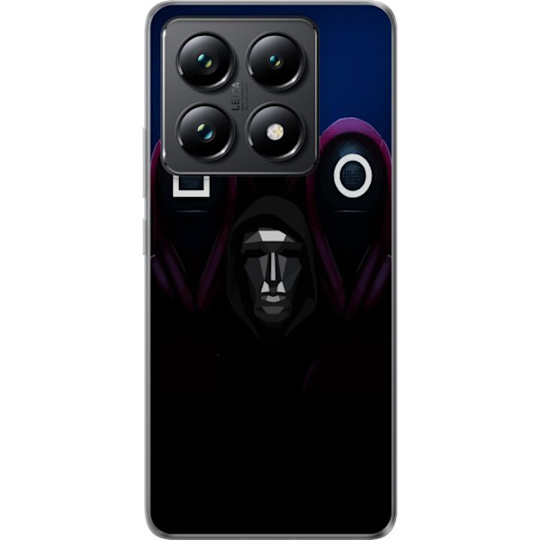 Xiaomi 14T Läpinäkyvä kuori Squid Game Kausi 3 Uudet Ikoni Suosittu Sarja TV Motiivi Aasialainen Draama Trendikäs Graafinen Suunnittelu
