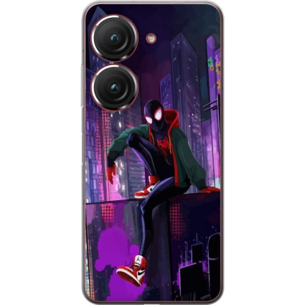 Asus Zenfone 9 Läpinäkyvä kuori Fortnite - Spider-Man