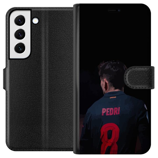 Samsung Galaxy S22+ 5G Tegnebogsetui Pedri FC Barcelona Fodbol