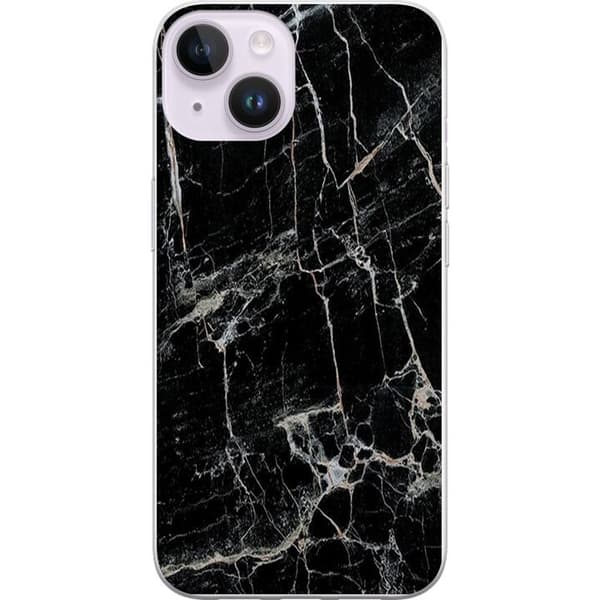 Kompatibelt Mobildeksel til Apple iPhone 14 Svart marmor