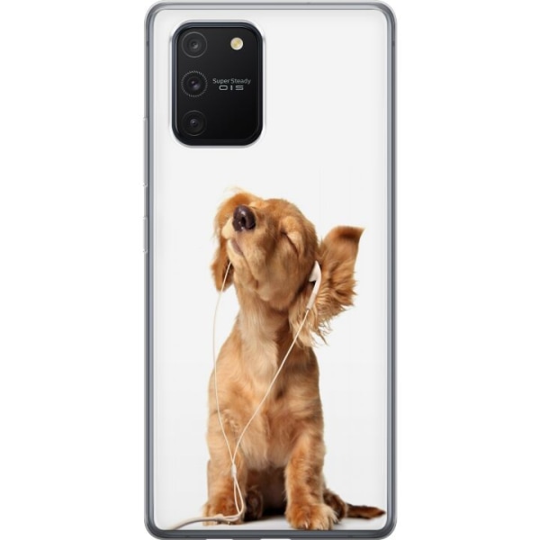 Samsung Galaxy S10 Lite Läpinäkyvä kuori Koira