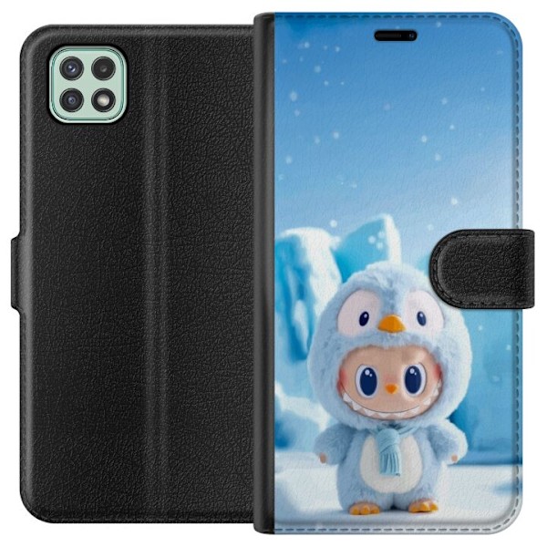 Samsung Galaxy A22 5G Tegnebogsetui sort ridder fortnite