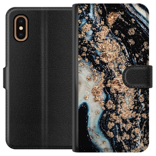 Apple iPhone XS Max Lompakkokotelo Jet