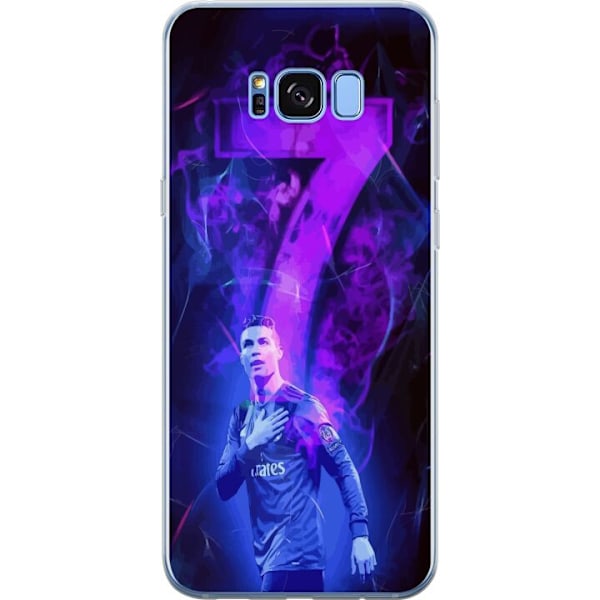 Samsung Galaxy S8 Läpinäkyvä kuori Ronaldo 7 - Jalkapallole