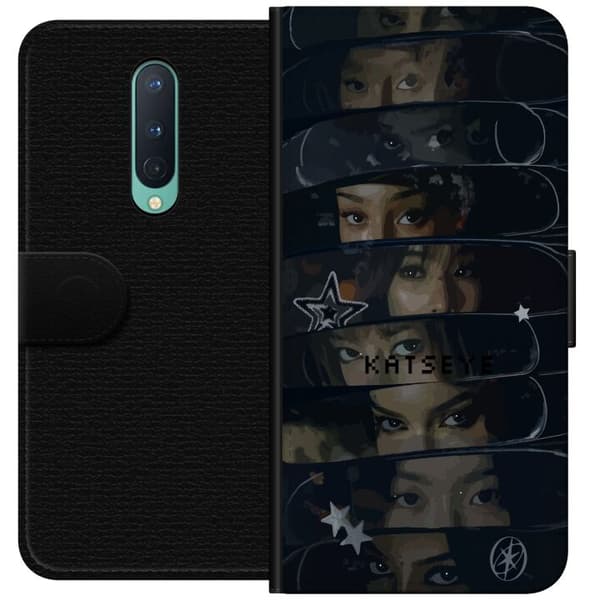 Kompatibelt Plånboksfodral till OnePlus 8 KATSEYE svart
