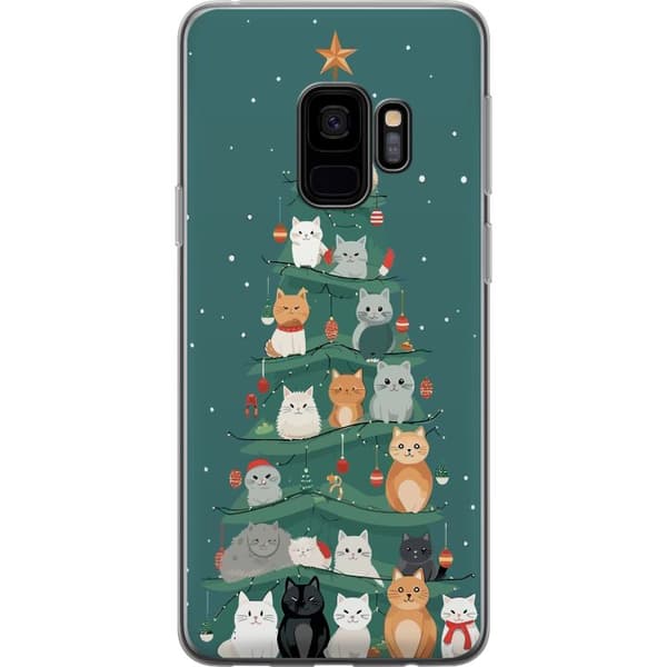 Kompatibelt Mobilskal till Samsung Galaxy S9 Julgran