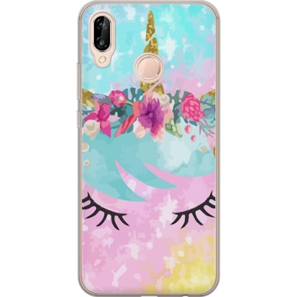 Huawei P20 lite Skal / Mobilskal - Unicorn Enhörning
