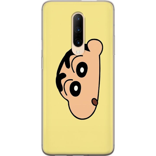 OnePlus 7 Pro Läpinäkyvä kuori Peeking Shinchan