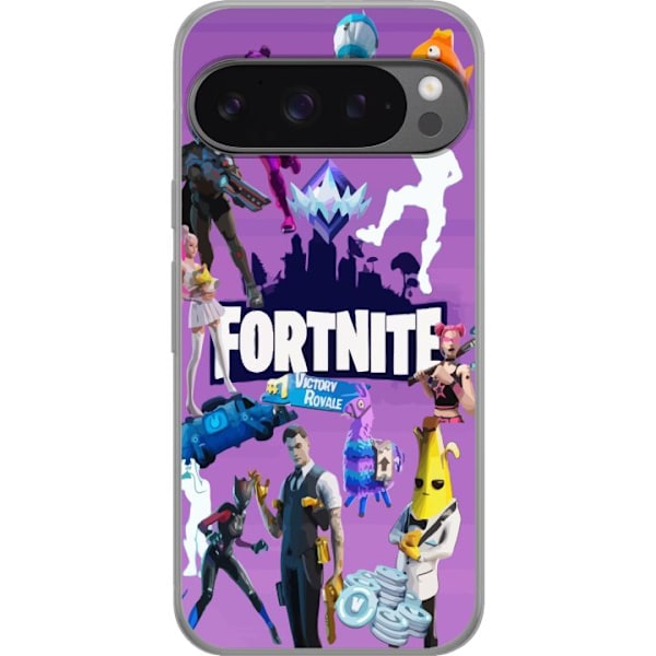 Google Pixel 9 Pro XL Gjennomsiktig deksel Fortnite