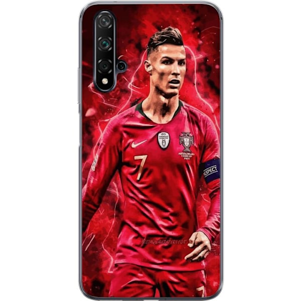 Huawei nova 5T Genomskinligt Skal Ronaldo Skills – CR7 Design för Äkta Supporters