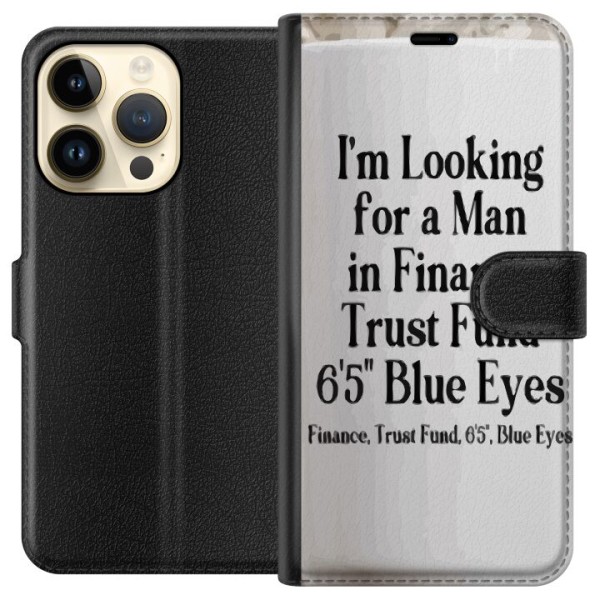 Apple iPhone 15 Pro Tegnebogsetui Jeg leder efter en mand inde