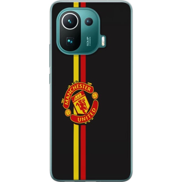 Xiaomi Mi 11 Pro Läpinäkyvä kuori Manchester United F.C.