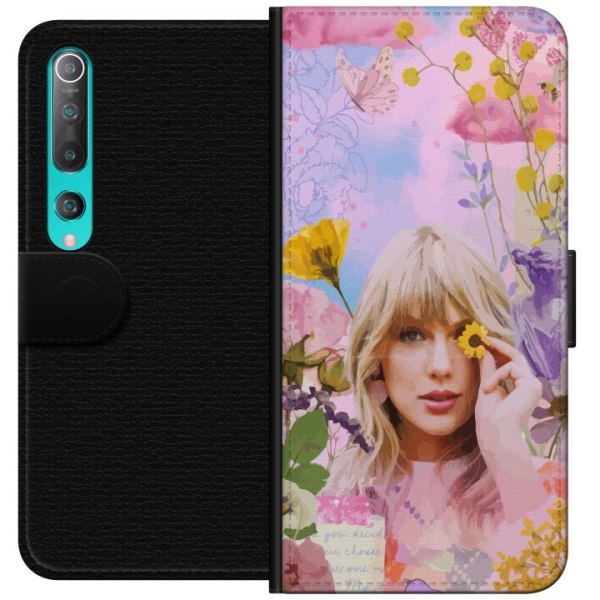 Xiaomi Mi 10 5G Plånboksfodral Taylor Swift - Blomma