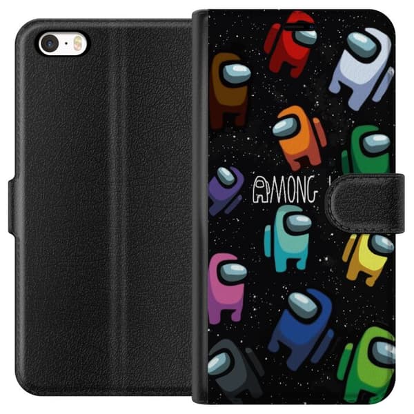 Kompatibelt Plånboksfodral till Apple iPhone 5s Among Us