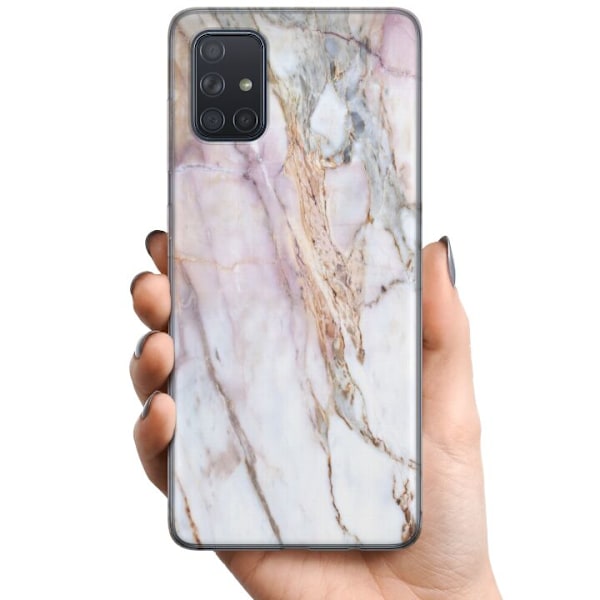 Samsung Galaxy A71 TPU Mobilskal Marmor