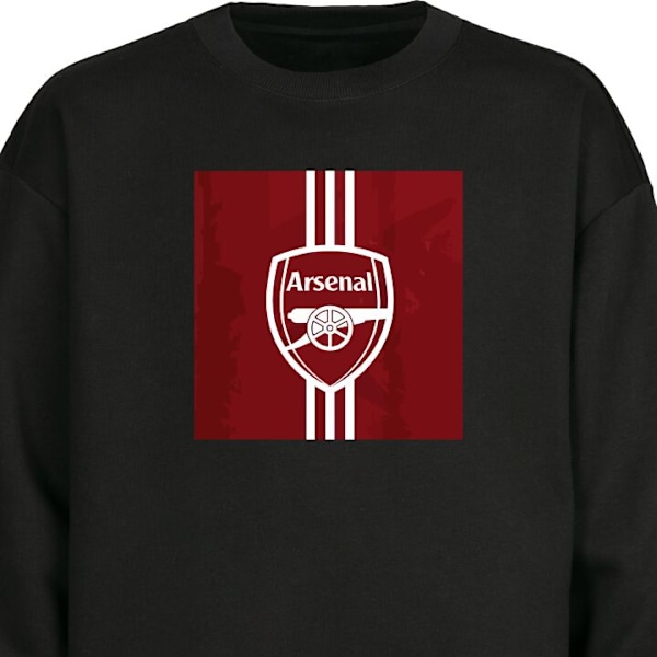 Sweatshirt til Voksne | Klassisk Collegebluse Arsenal sort L