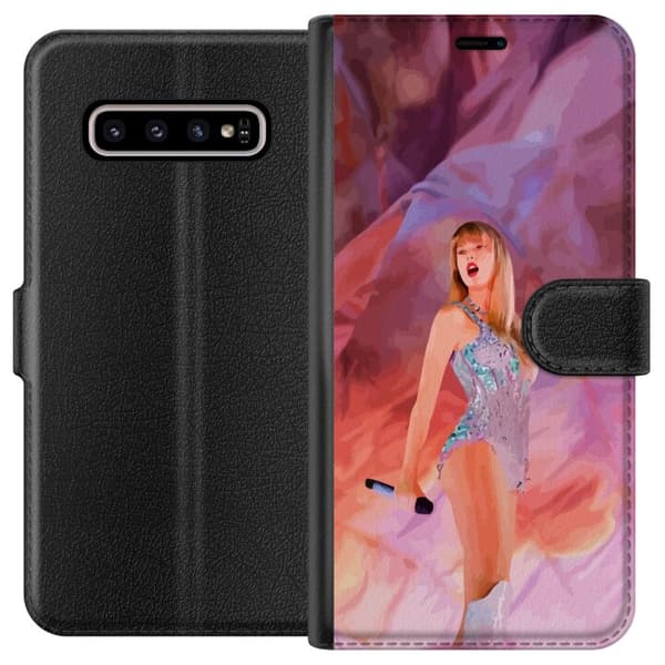 Kompatibelt Lommeboketui til Samsung Galaxy S10+ Taylor Swift