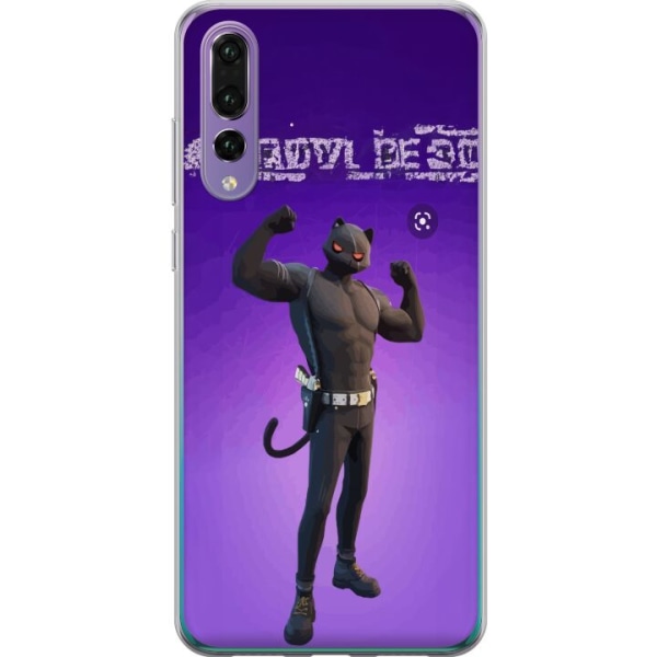 Huawei P20 Pro Gennemsigtig cover Fortnite - Meowscles