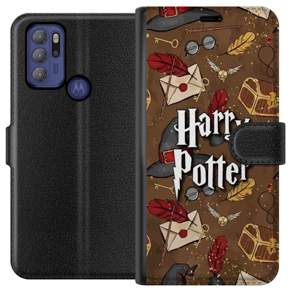Motorola Moto G60S Lompakkokotelo Harry Potter