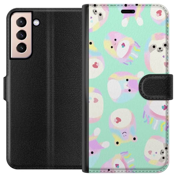 Kompatibel Tegnebogsetui til Samsung Galaxy S21 Squishmallow