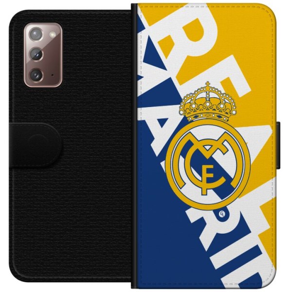 Samsung Galaxy Note20 Lompakkokotelo Real Madrid