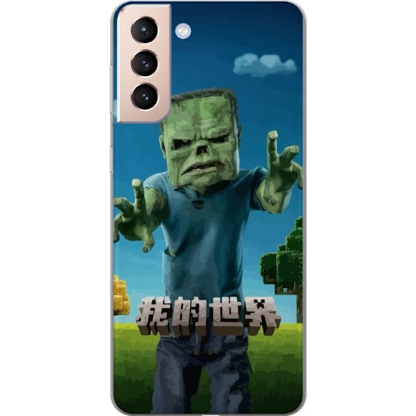Samsung Galaxy S21 Gennemsigtig cover A Minecraft Movie