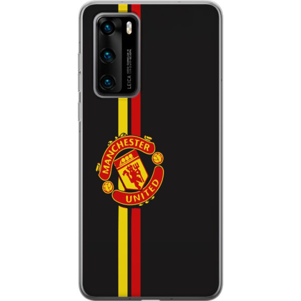 Huawei P40 Gennemsigtig cover Manchester United F.C.