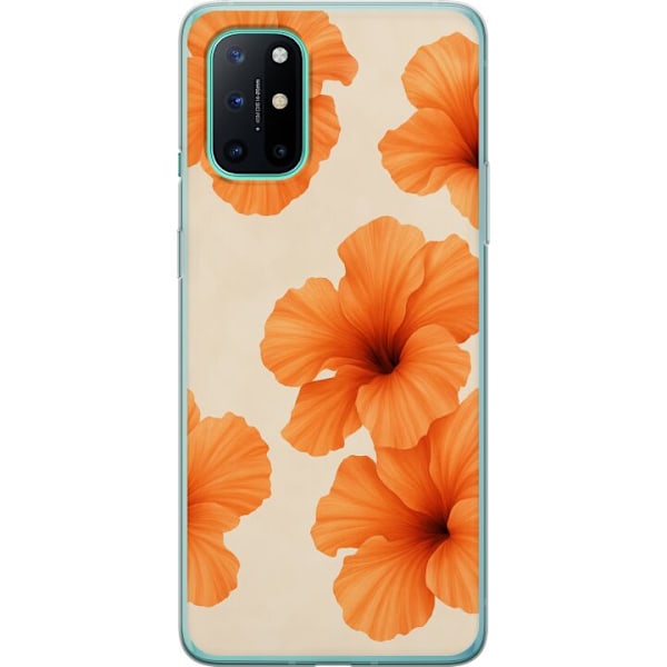 OnePlus 8T Läpinäkyvä kuori Papaya Punch