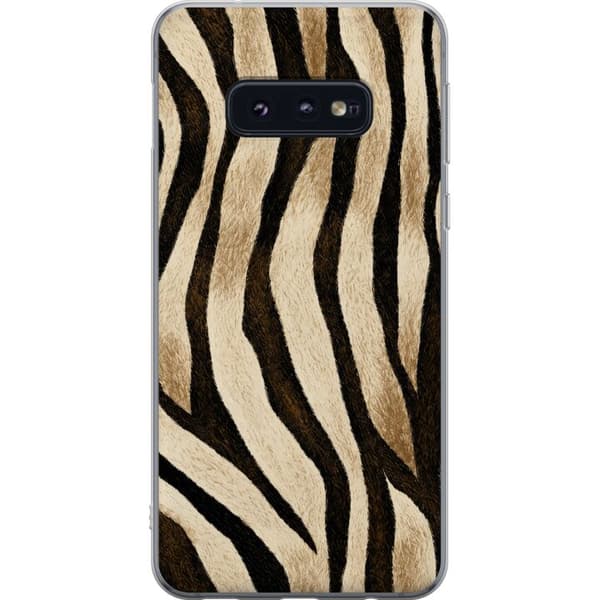 Kompatibelt Mobildeksel til Samsung Galaxy S10e Savannestriper beige
