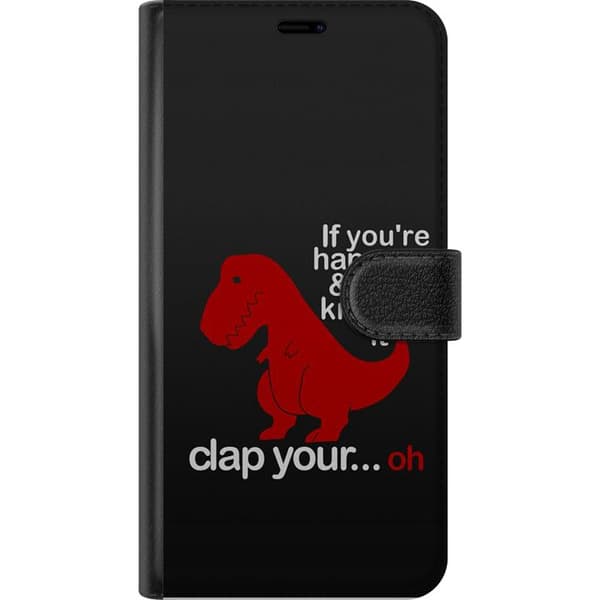 Kompatibelt Plånboksfodral till Samsung Galaxy S10+ Dinosaurie