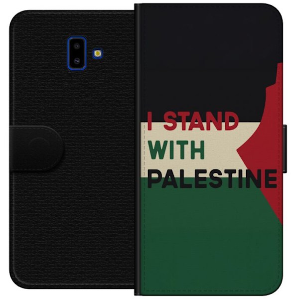 Samsung Galaxy J6+ Plånboksfodral Stand with Palestine – so