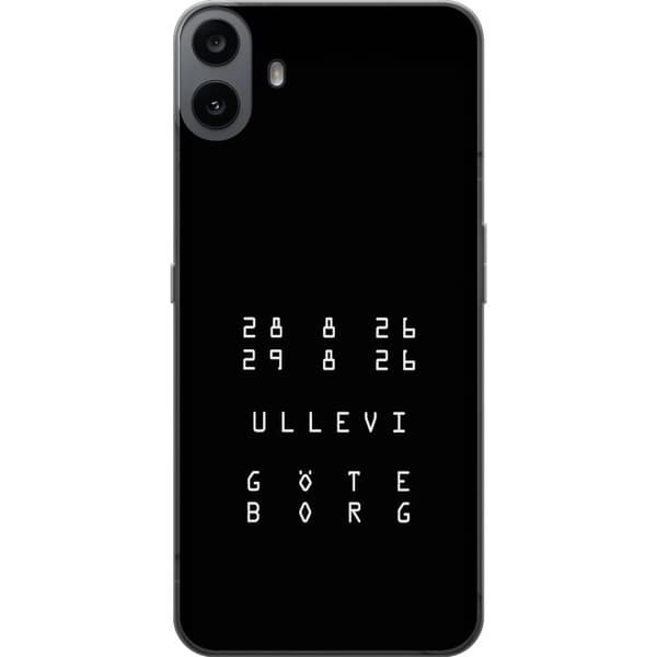 Kompatibelt Mobildeksel til Nothing CMF Phone 1 Ullevi Göteborg 2026 hvit