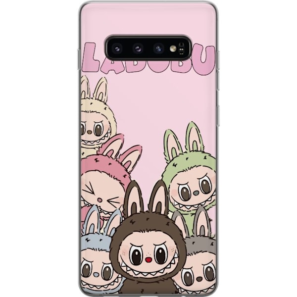 Samsung Galaxy S10 Läpinäkyvä kuori Labubu Classics