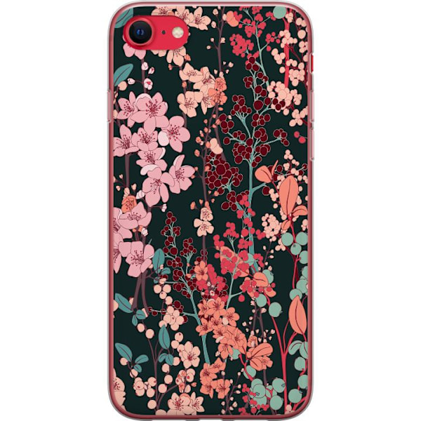 Apple iPhone SE (2020) Genomskinligt Skal Herbaceous Retro
