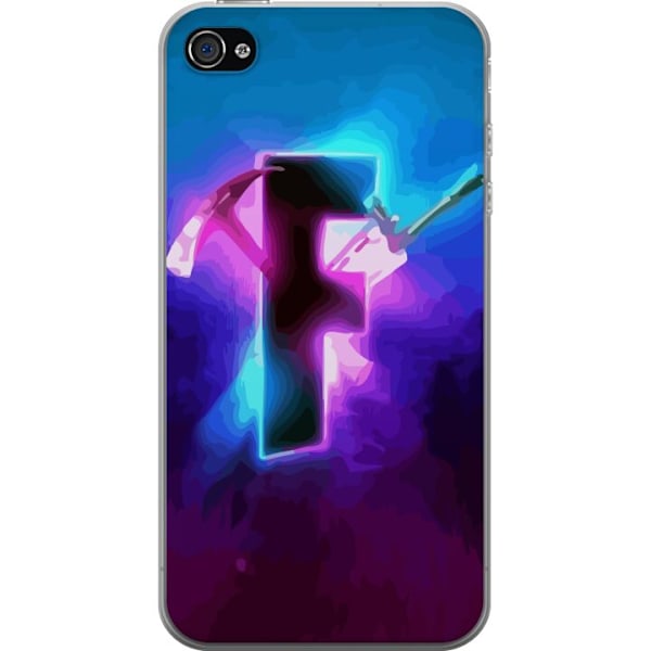 Apple iPhone 4s Gennemsigtig cover Fortnite