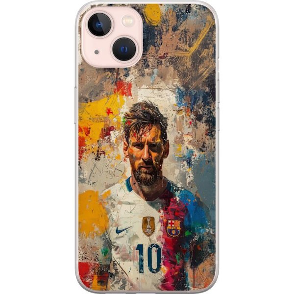 Apple iPhone 13 Genomskinligt Skal Messi Art