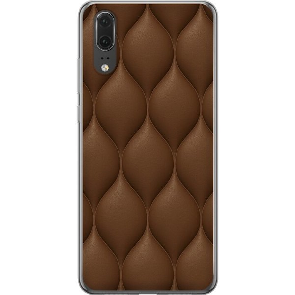 Huawei P20 Genomskinligt Skal Cocoa Scales