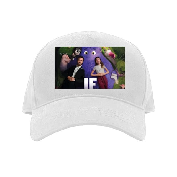 Caps for Voksen | Klassisk Justerbar Caps IF: Låtsaskompisar hvit Voksen