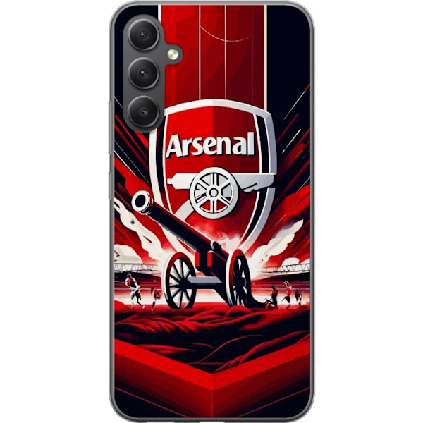 Samsung Galaxy A05s Läpinäkyvä kuori Arsenal