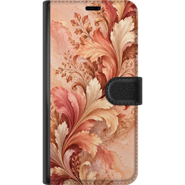 Kompatibel Tegnebogsetui til Xiaomi Poco X3 NFC Kopparblad orange