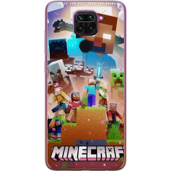 Xiaomi Redmi Note 9 Läpinäkyvä kuori Minecraft