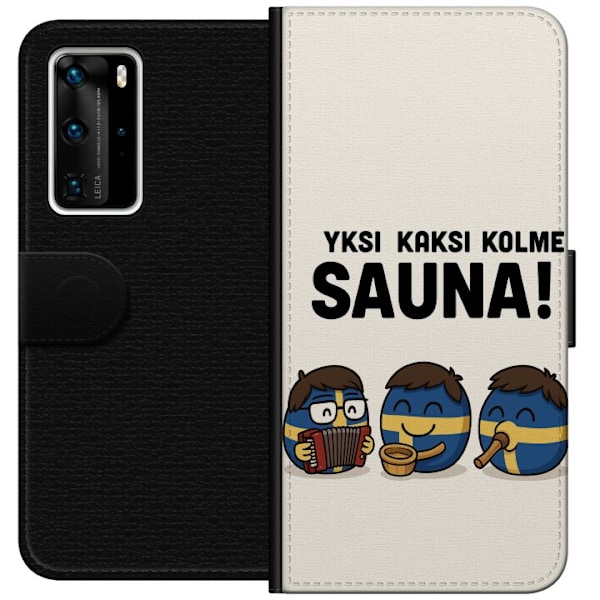 Huawei P40 Pro Plånboksfodral Festivalen Kaj Bara Bada Bastu