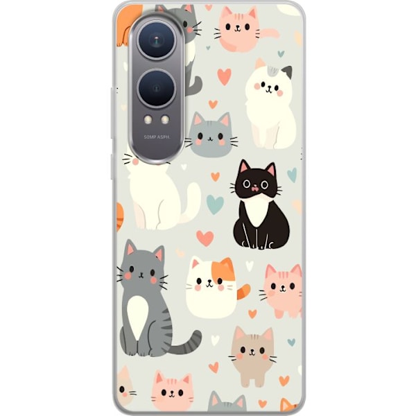 OnePlus Nord CE4 Lite Gennemsigtig cover Katte