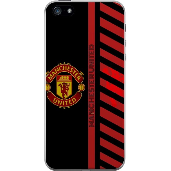 Apple iPhone 5 Läpinäkyvä kuori Manchester United