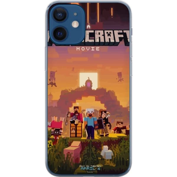 Kompatibelt Mobildeksel til Apple iPhone 12 mini Minecraft Pixelspill Byggeblokker