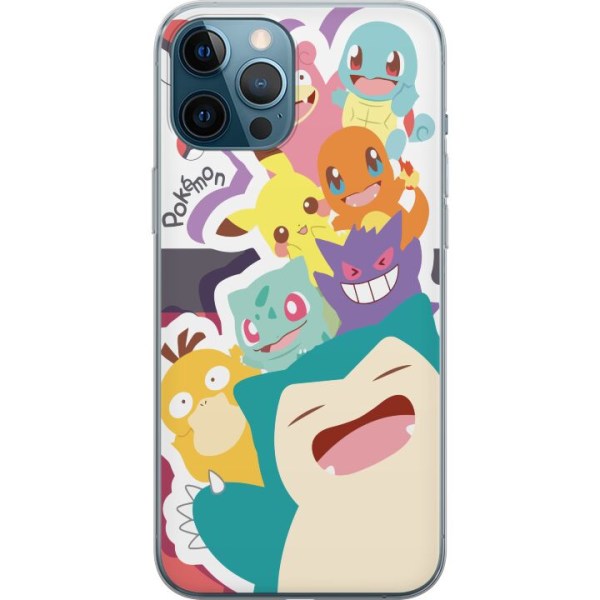 Apple iPhone 12 Pro Max Gennemsigtig cover Pokemon