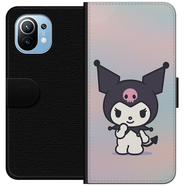 Xiaomi Mi 11 Tegnebogsetui Kawaii Sanrio Kuromi